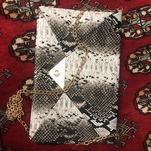 Aldo snake skin print bag